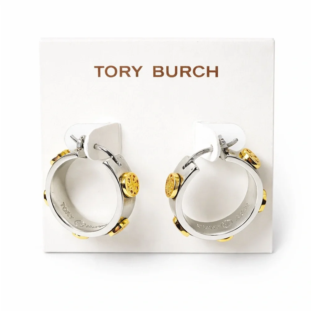 Tory Burch polished hoop